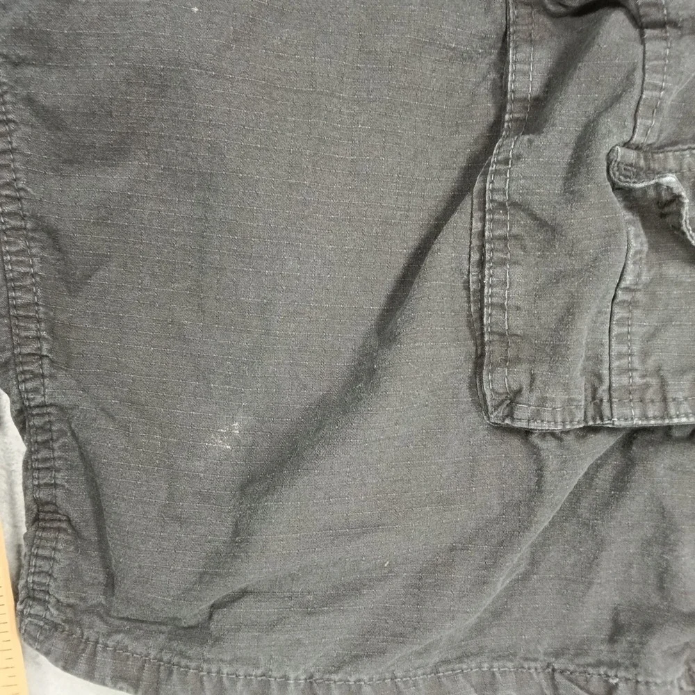 Rocawear Mens Black Cargo Shorts Size 34 Cotton Relaxed Fit Streetwear Y2K